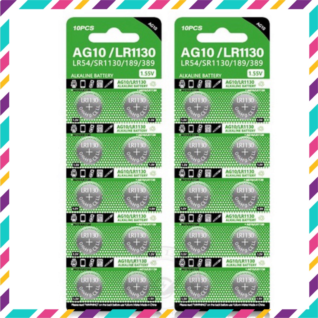 Pin cúc áo LR44/AG13,LR1130/AG10,CR2032,LR626/AG4,LR621/AG1,LR41/AG3 ...