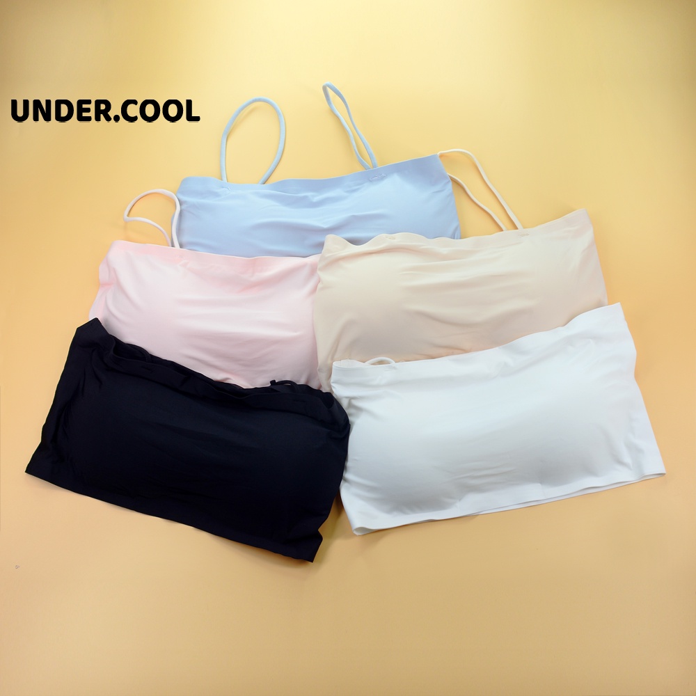Áo Bra Su UNDERCOOL Trơn Quây 2 Dây Đệm Mỏng Thoáng Mát AL06