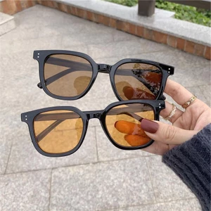 Kính râm mát nữ nam chống UV400 kính mắt hai chấm hottrend phong cách Hàn Quốc cá tính thời trang giá rẻ đẹp HANASO 242