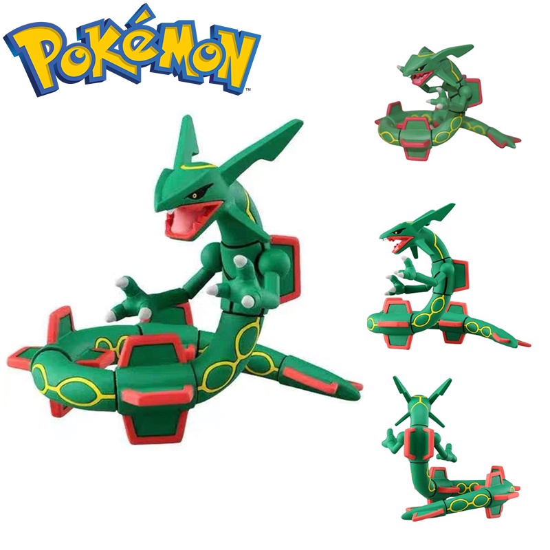 Mô Hình Xoay Đồ Chơi Sáng Bóng Rayquaza Zygarde Arceus Bộ Sưu Tập Búp Bê Các Bức Tượng Nhỏ Quà Tặng