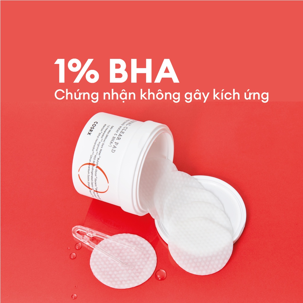 Ảnh Bông Tẩy Tế Bào Chết Hoá Học 1% BHA COSRX One Step Original Clear Pad 70 Miếng 2