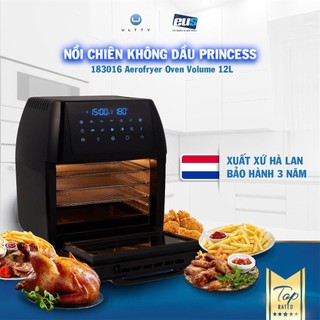 Nồi Chiên Không Dầu Princess Hà Lan, Lò nướng, làm bánh, Công Suất 1800w, Dung Tích 12L, Bảo Hành 3 năm Hàng Chính Hãng