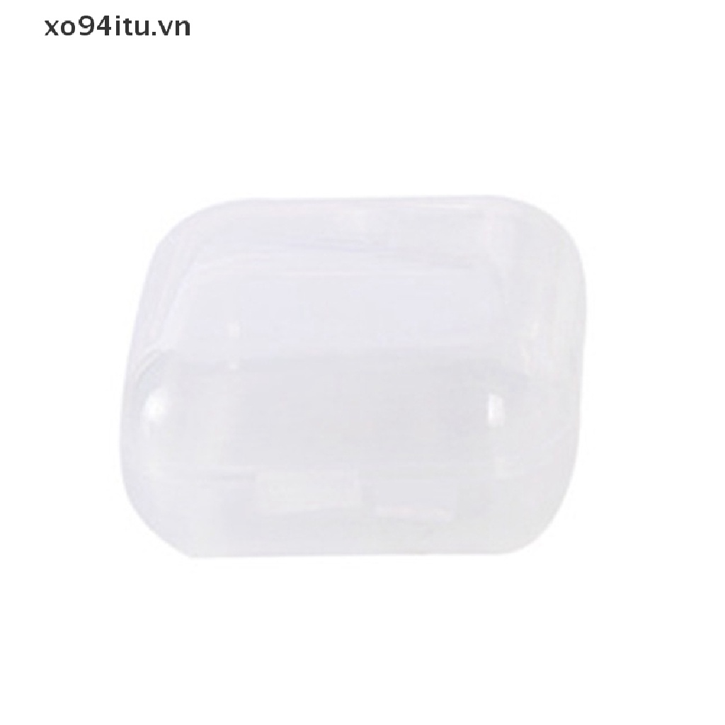 XOITU 10 Chiếc Hộp Bảo Quản Trong Suốt Hộp Nhựa Vuông Hộp Rỗng Có Nắp Bao Bì Trang Sức Bảo Quản Cho Hạt Nhỏ Trang Sức Nút Tai Thuốc Hoặc Bất Kỳ Tiện Ích Thủ Công Nhỏ VN