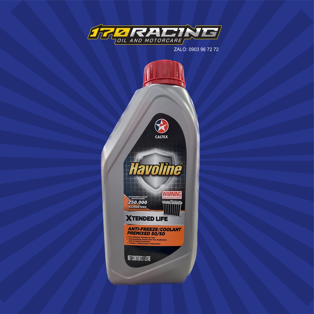 Nước làm mát Havoline® Xtended Life Antifreeze/Coolant Concentrate dành