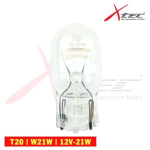 Combo 10 Bóng Đèn Tín Hiệu Chân Ghim Lớn Halogen XTEC Original Dùng Cho Xe Oto Xe Hơi Chân T20 W21W 12V 21W, 21/5W Vàng