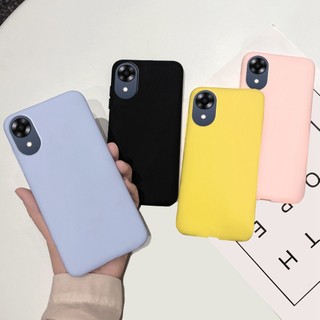 Ốp Điện Thoại Silicon Mềm Màu Kẹo Đơn Giản Cho OPPO A17K A17 2022 OPPOA17K CPH2471 OPPOA17 CPH2477