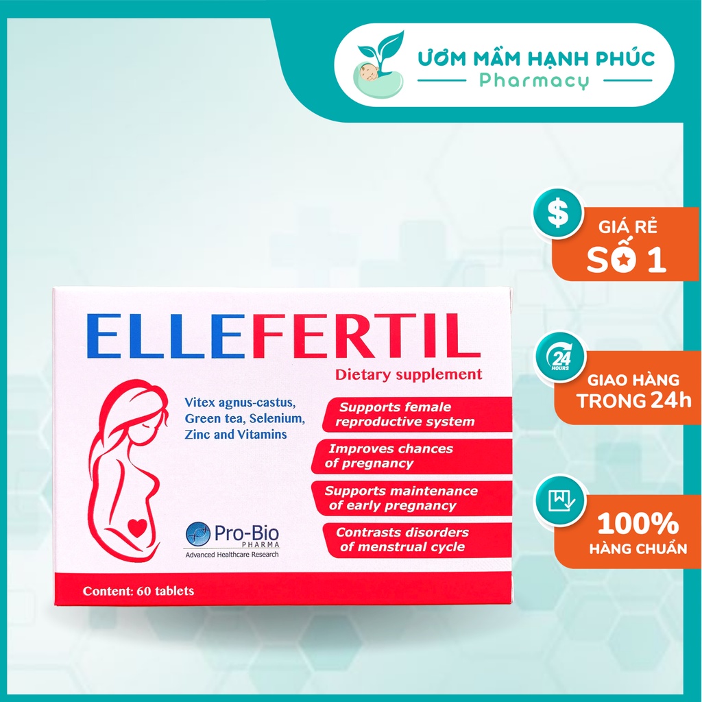 Ellefertil có công dụng gì trong việc tăng khả năng thụ tinh?
