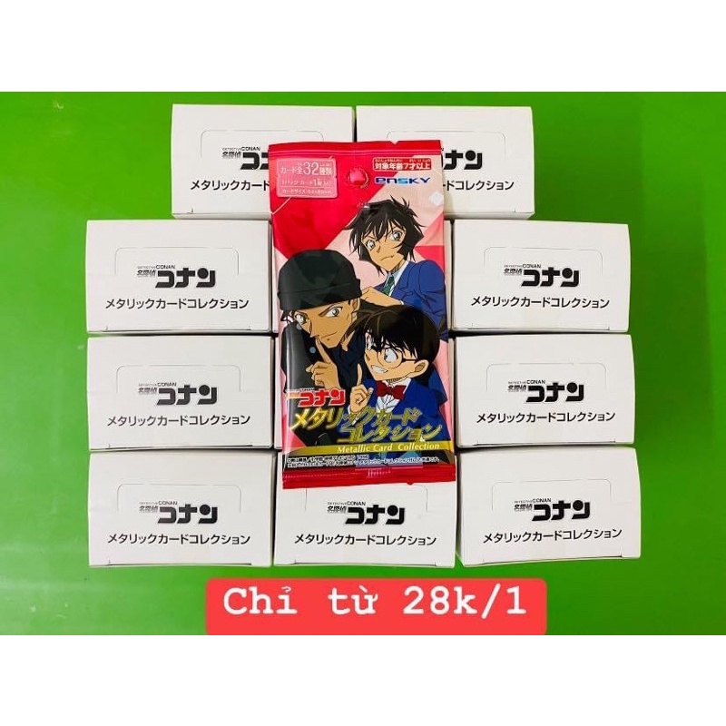 CARD NHÂN PHẨM METALIC CONAN (Conan đỏ) | Shopee Việt Nam