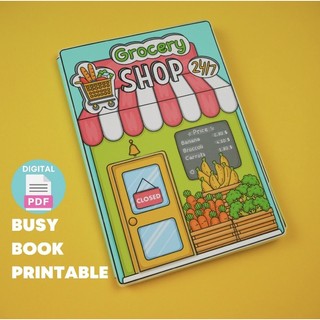 Đồ chơi Siêu thị búp bê giấy - Grocery shop