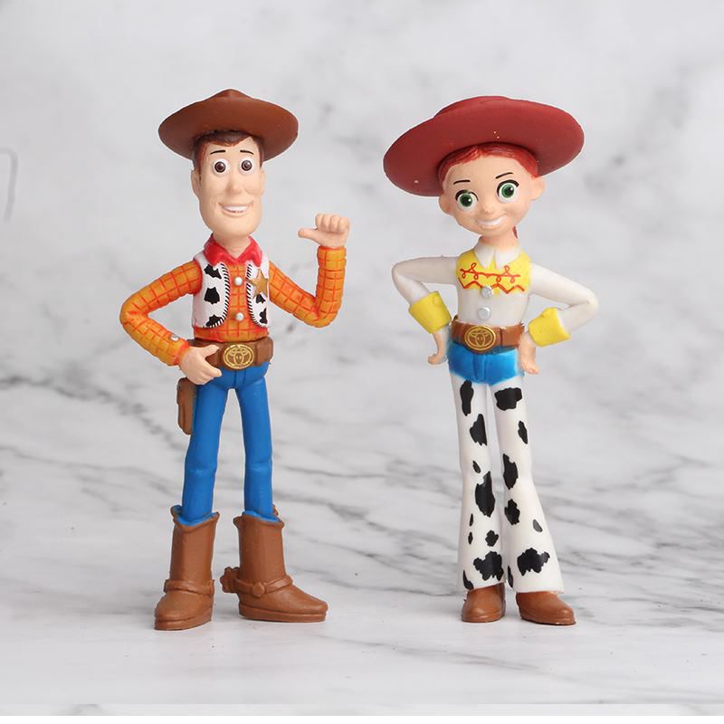 7 Chiếc Câu Chuyện Đồ Chơi 4 Woody Lightyear Alien Forky Buzz Bunny Hình Bánh Topper Đồ Chơi Trẻ Em Bé Quạt Sinh Nhật