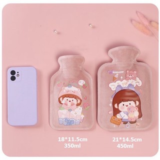 Túi chườm nóng đau bụng kinh, Túi chườm giữ ấm cơ thể giảm đau bụng giữ nhiệt hiệu quả cho nữ bằng vải nhung 88340