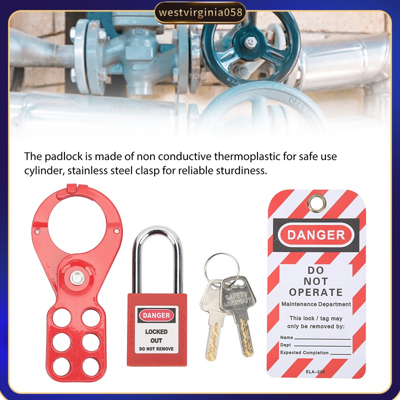 Có thể bán buôn Lockout Tagout Kit với Khóa an toàn Hasp Padlock Loto ...