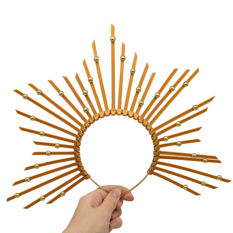 Băng Đô Cài Tóc lolita Hallocrown mary Hallowocrown sunburst Hy Lạp baroque tiara