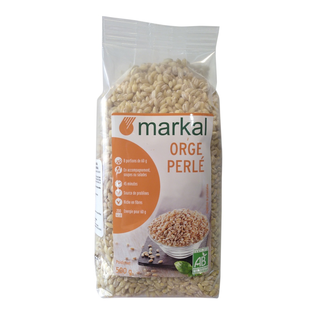 Hạt lúa mạch ngọc trai hữu cơ markal 500g