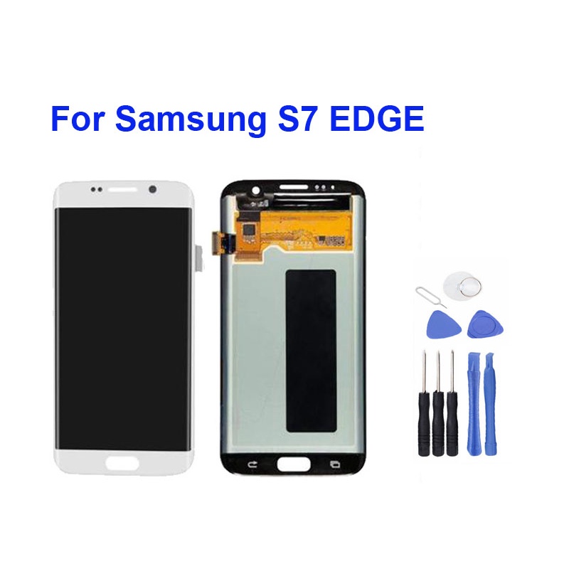 Màn hình chính hãng điện thoại Samsung S7, S7 EDGE +Frame Trắng, Xanh,  Vàng. Tặng kèm bộ sửa 9 trong 1.Bán l