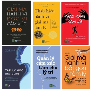 Sách Lẻ/Combo 6 Cuốn: Thao Túng Tâm Lý + Giải Mã Hành Vi + Quản Lý Cảm Xúc + Tâm Lý Học Ứng Dụng + Thấu Hiểu Hành Vi(AZ)