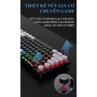 Bàn phím giả cơ gaming K-Snake K4 Led đa màu, Keycaps cực đẹp