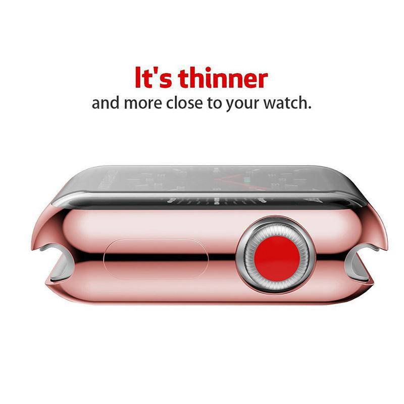 Ốp lưng cho Apple Watch Series 8 7 6 5 4 SE SE2 Vỏ bảo vệ màn hình siêu mỏng toàn diện iwatch 45mm 41mm 44mm 42mm 40mm 38mm