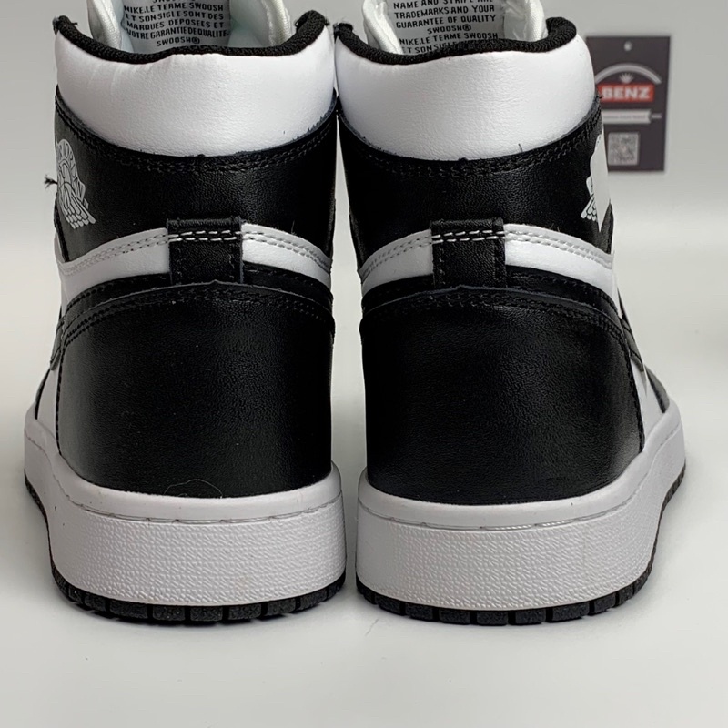 (Hàng S.Cấp tặng ful bok tất vớ) Giày thể thao sneakers Pan.da đen trắng cổ cao êm chân chống trơn trượt B 954