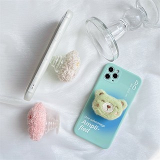 Giá Đỡ Điện Thoại Hình Gấu Bông Màu Trơn Dễ Thương