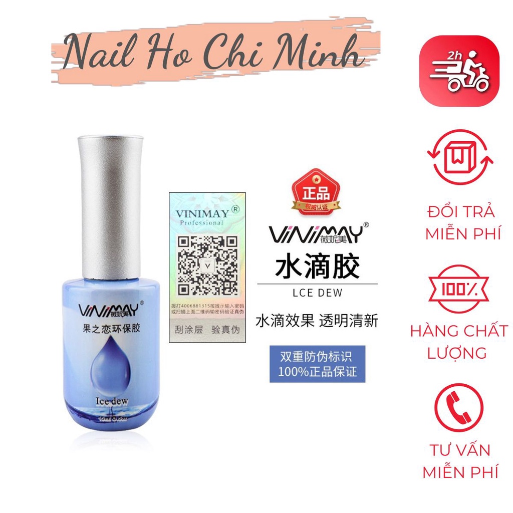 Gel tạo giọt sương Vinimay chính hãng chuyên dụng cho dân làm móng