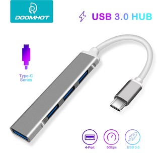 Hub Chia Cổng Type-C Sang USB 2.0 3.0 [ 4 Trong 1 ] 5Gbps