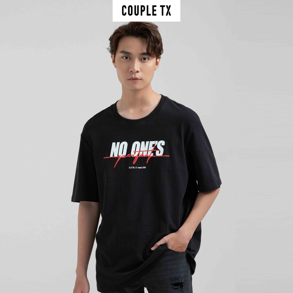 Áo Thun Nam Couple TX Relax Fit In No One’s Perfect MTS 1219