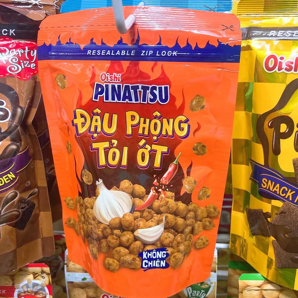 Snack đậu phộng Pinattsu Oishi Party size gói 95g | Shopee Việt Nam