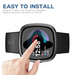 Miếng Dán Bảo Vệ Màn Hình Mềm Trong Suốt Cho Fitbit Versa 4 / Sense 2