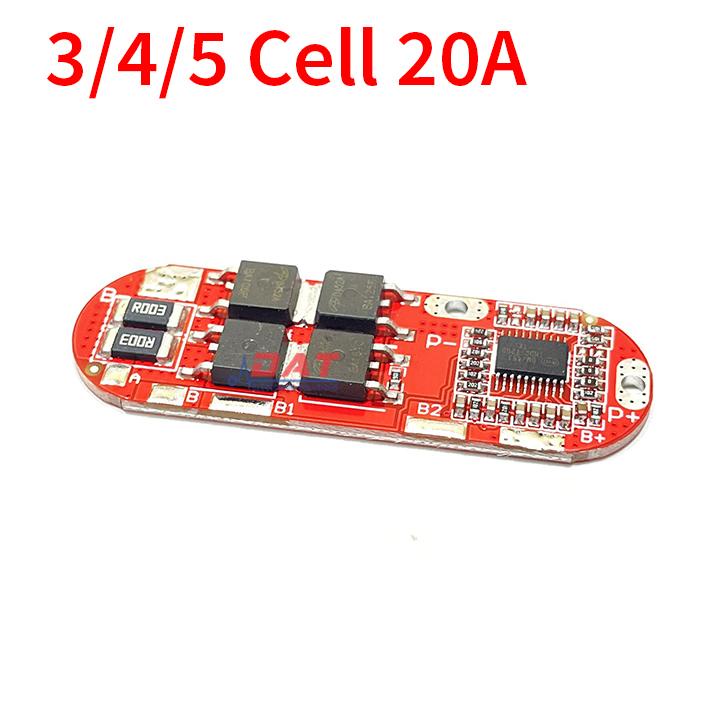 Mạch Sạc Bảo Vệ 3 Cell 4 Cell 5 Cell Pin Lithium Polymer 20A | Shopee ...