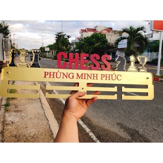 Giá Treo Huy Chương, Decor tường, Cá Nhân Hoá…Điền kinh, bóng đá, cờ vua..