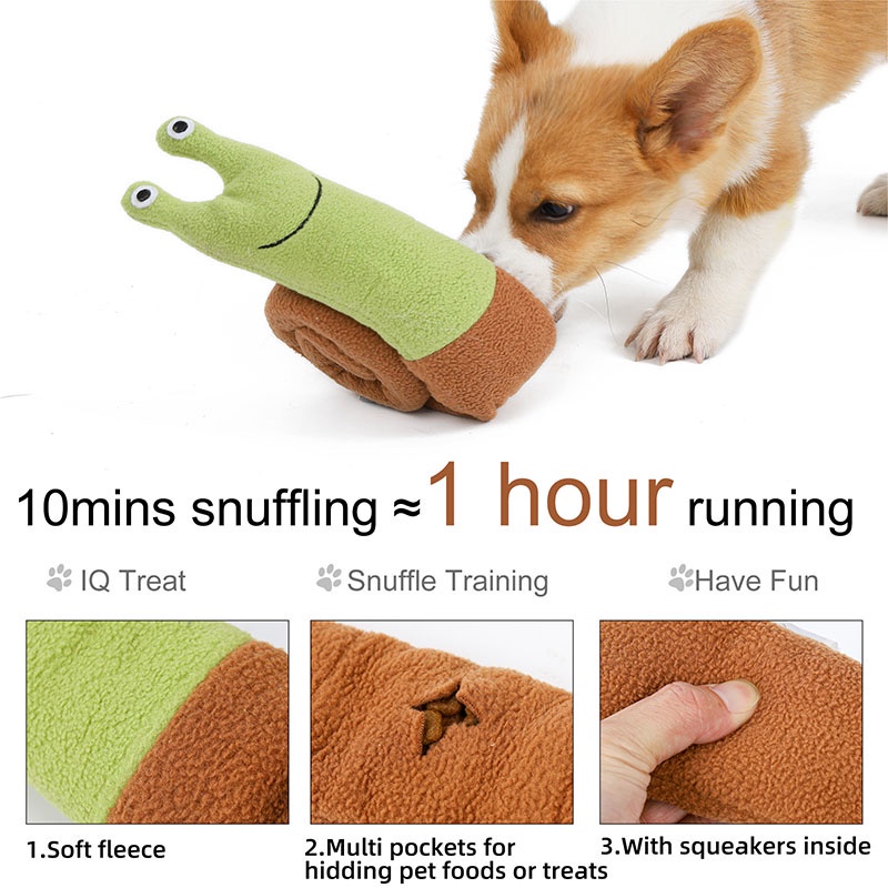 HamshMoc Đồ chơi đánh hơi sang trọng dành cho chó huấn luyện trong nhà