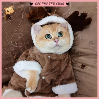 Áo tuần lộc cho thú cưng - Áo noel, giáng sinh cho chó mèo