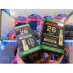Ruột Xe Đạp 26×1.5/2.5 48mm Van Lớn (Schrader) MAXXIS Bicycle Tube Welter Weight