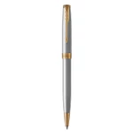 Bút bi, bút ký cao cấp mạ vàng Parker Sonnet, chất liệu kim loại, thân đen nhám, ngòi 1,0mm, có túi giấy quà tặng — ảnh 3
