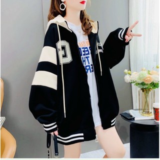 (TÚI TRONG ) ÁO KHOÁC NỈ HODDIES CỔ TRÙM ĐẦU LOGO THÊU PHONG CÁCH THU ĐÔNG GIỮ ẤM CƠ THỂ - NÓN TO CHỐNG NẮNG