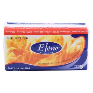 Khăn Giấy Lụa Lau Mặt Elene 260 Tờ 2 Lớp