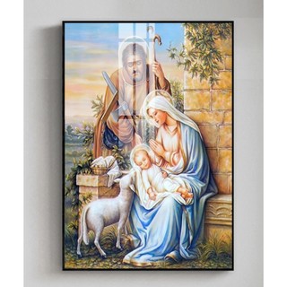 Tranh Chúa Giê-su Hài Đồng 02 (60x90cm) - Tranh Treo Tường  Laminate Tráng Gương