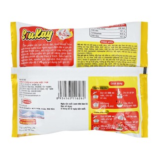Combo 5 Gói Mì Siukay Acecook Gà Cay Phô Mai 129G