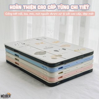 [Premium] Bao da cover i pad Cute Acrylic, phối màu pastel, in 3D & chống ố cho i pad Gen 7 8 9, Air 4 5 6, Pro 11 12.9