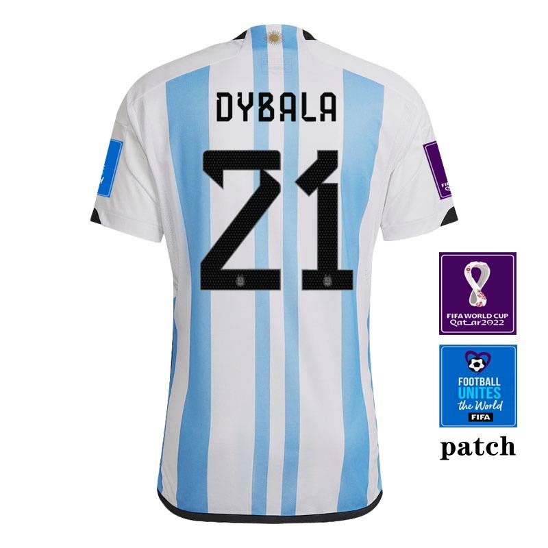 BS1 2022 World Cup Argentina Sân Nhà Áo Bóng Đá phiên bản chính thức của Messi và đồng đội