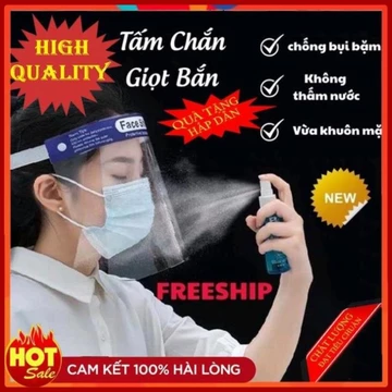 [Hàng Xịn]Kính Chắn Giọt Bắn,Tấm kính Chắn nước bọt bụi Face Shield Mặt Nạ Bảo Hộ NEO