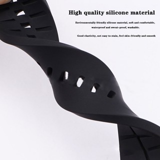 Dây Đeo Đồng Hồ Bằng Cao Su Silicon Mềm 20mm 22mm 24mm Tháo Gỡ Nhanh Thông Dụng Cho Nam Và Nữ