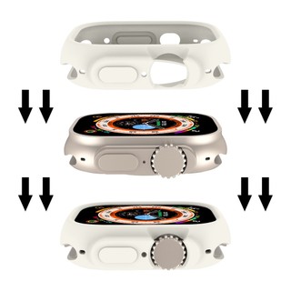Ốp Silicon Mềm Cho Apple Watch Ultra 3 2 49mm Vỏ Bảo Vệ Cho iWatch Series 38mm 40 42 44mm 41 45mm Ốp Lưng