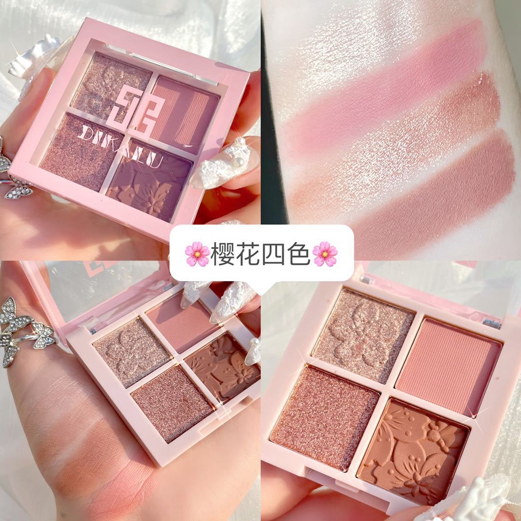 Phấn Mắt 4 Ô Nhất Tiếu Khuynh Thành Dikalu Minimulti Eyecolor Palette - DKL040