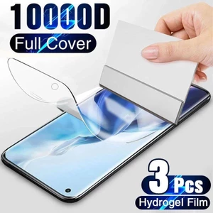 3 Phim Bảo Vệ Full Cover Cho OPPO Reno 2 2F 2Z 3 4 4Z 5 5Z 6 7 Pro Lite SE HD Hydrogel Cho OPPO Find X3 X2 X Pro Lite NEO