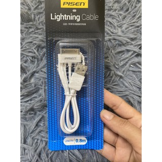 Dây sạc Pisen chính hãng dùng cho ipad 2, ipad 3 và iphone 4.
