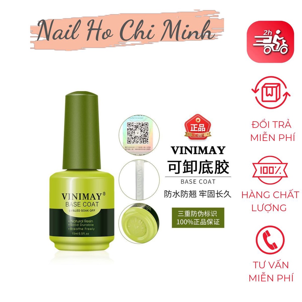 Base Coat Vinimay chính hãng - gel liên kết chuyên dụng cho dân làm móng
