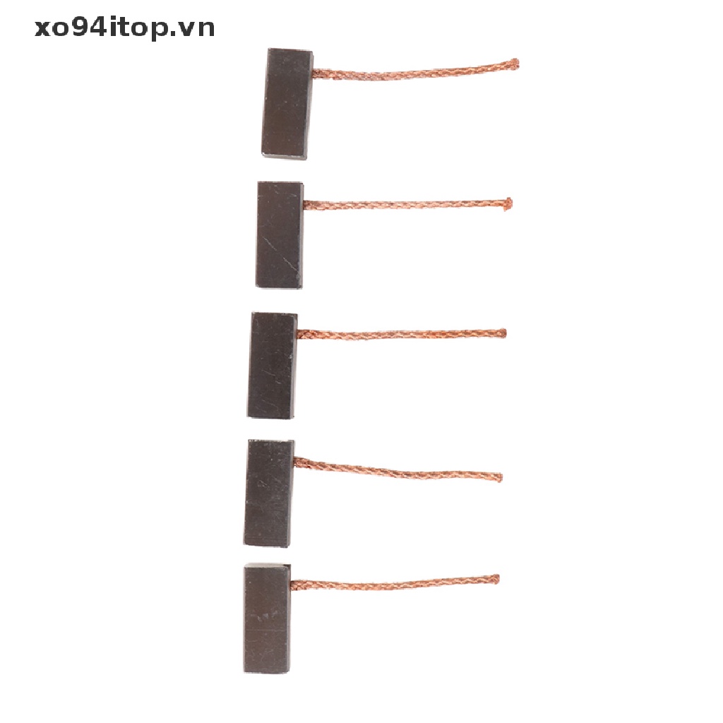 Set 10 Chổi Than 8 * 9 * 20mm Cho Quạt Thổi Khí Xe Hơi