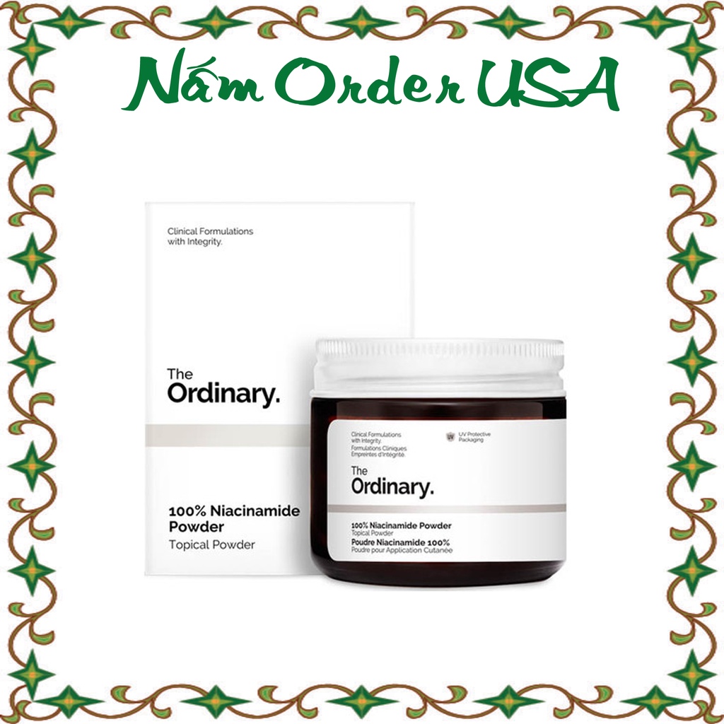 The Ordinary 100% Niacinamide Powder 20g - Bột Sáng Da Mờ Thâm | Shopee ...